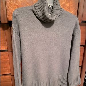 Gray H&M cow neck sweater